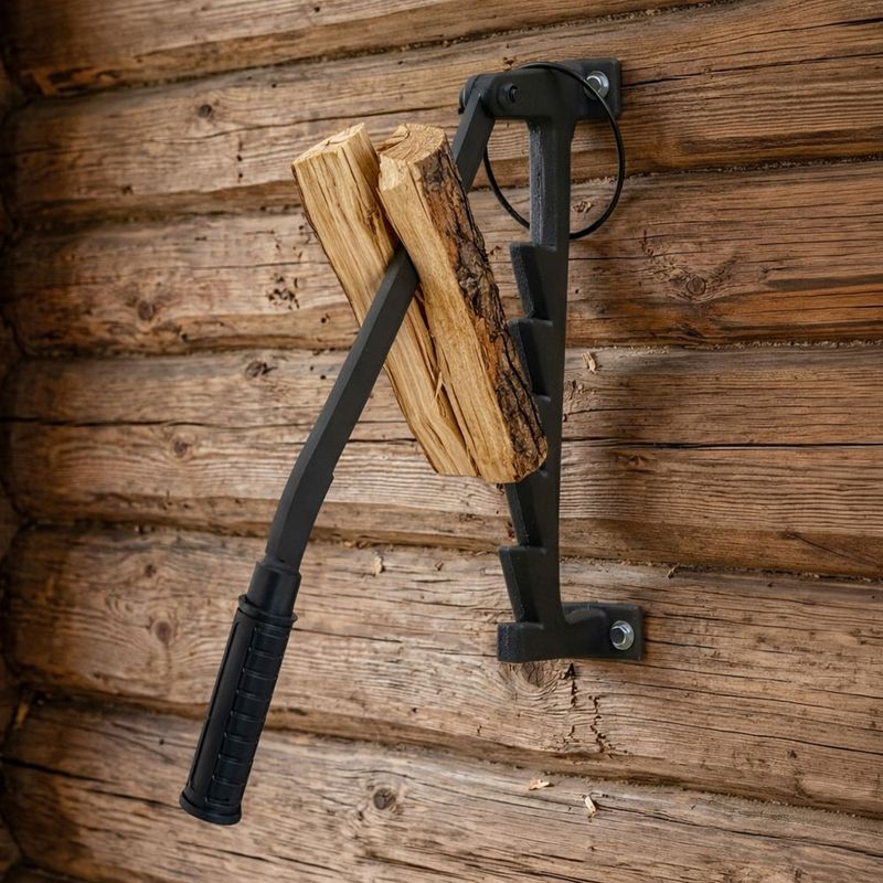 Veggmontert vedkløyver